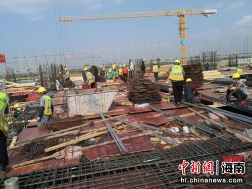 海南省委党校新校区建设项目春节期间防疫情 保进度